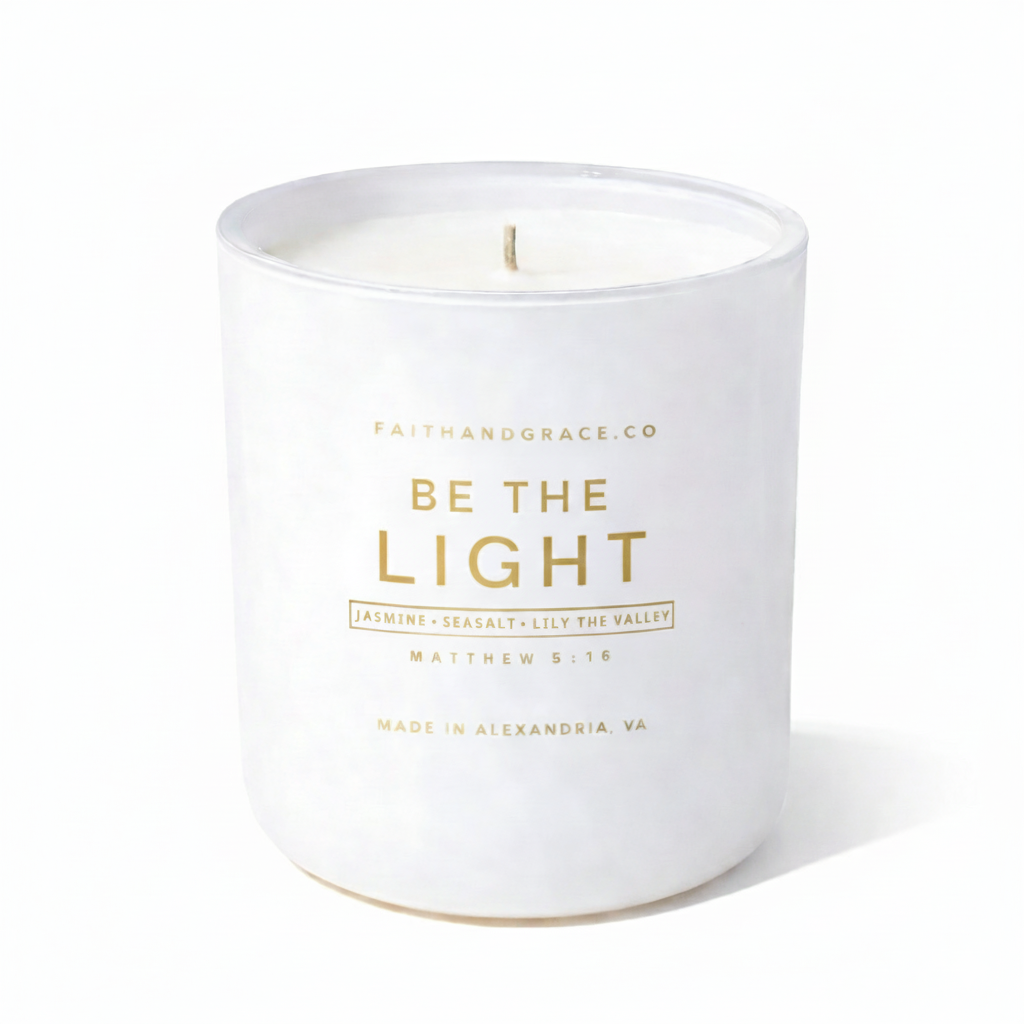 Be The Light Candle. Sea Salt | Jasmine