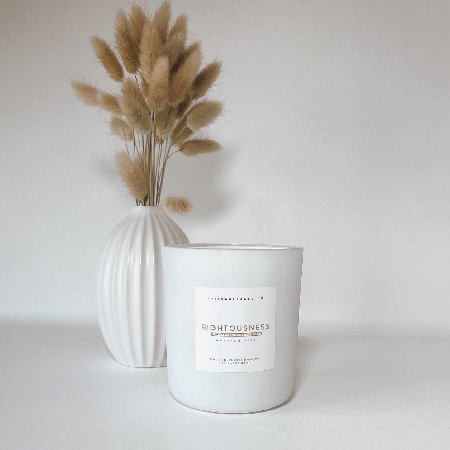 Righteousness Candle. Tangerine |Coconut