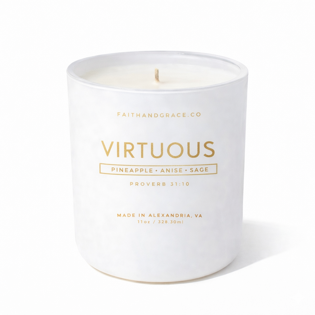 Virtuous Candle.  Pineapple| Sage